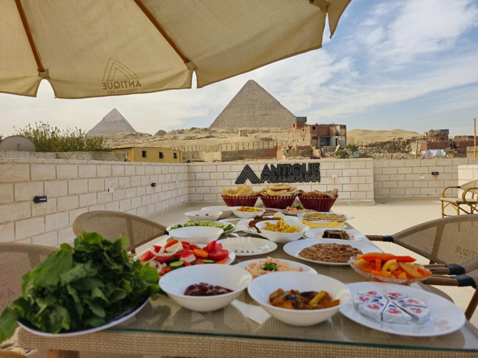 Antique Pyramids Inn Giza Eksteriør billede