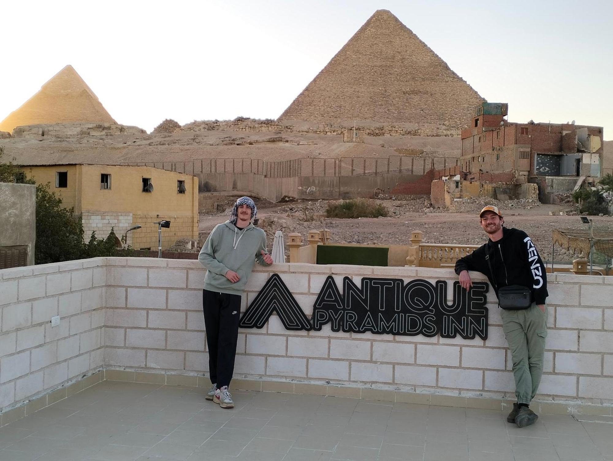 Antique Pyramids Inn Giza Eksteriør billede