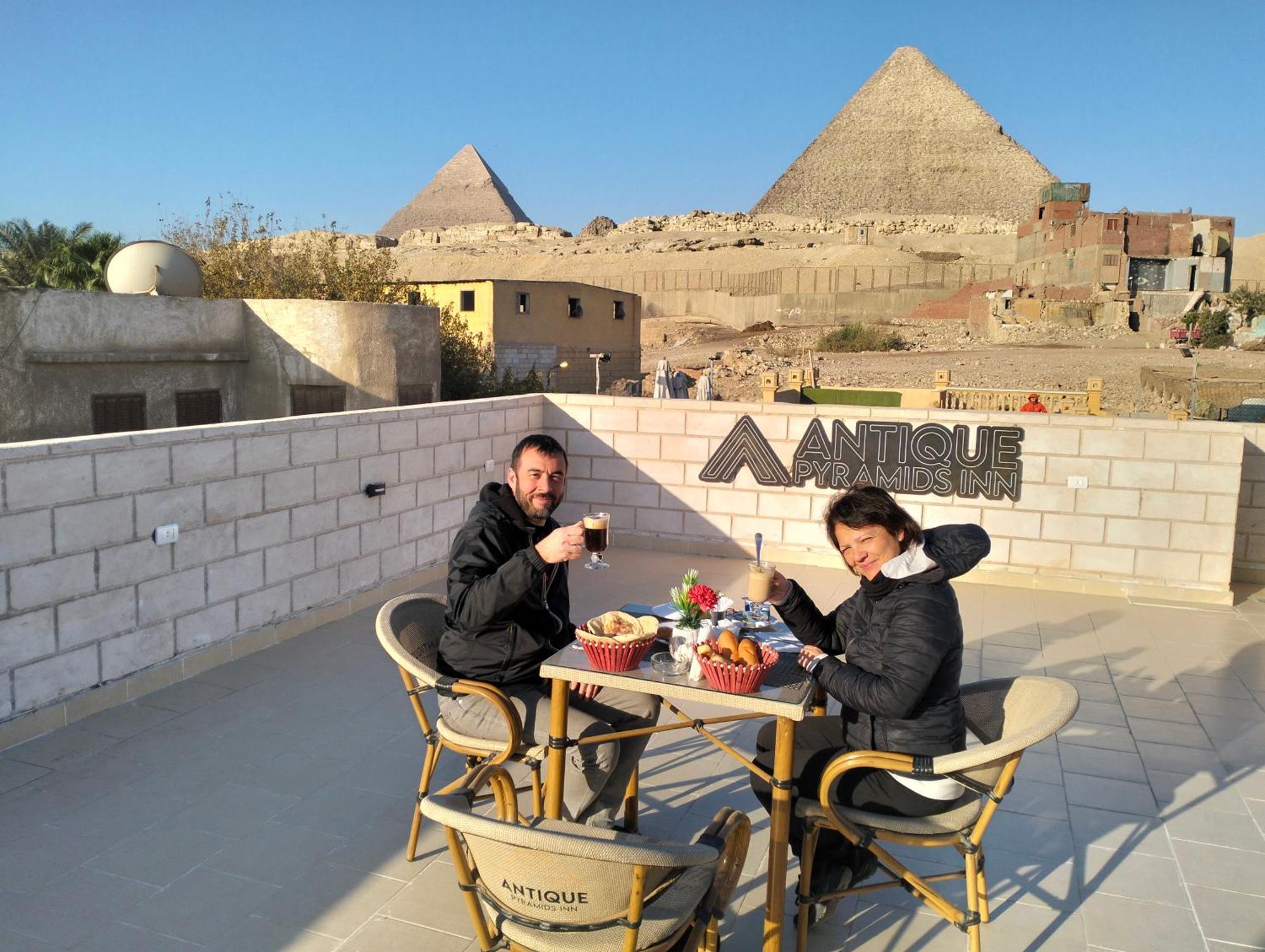 Antique Pyramids Inn Giza Eksteriør billede